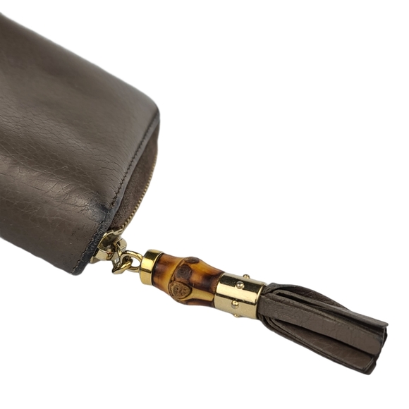 Gucci Swine Bamboo Leather Continental Wallet - Picture 9 of 9